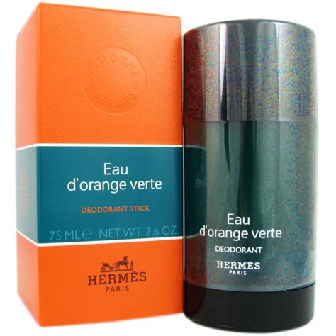 Eau D'Orange Verte for Men by Hermes 2.6 oz Deodorant Stick